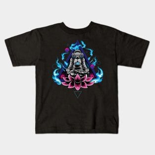 Astronaut Meditation Kids T-Shirt